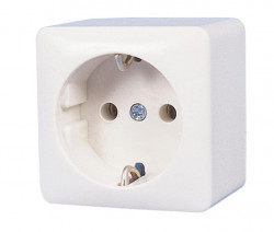 230V Schuko socket for surface mounting