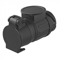 Adapter with 13 pin stecher and 7 pin socket, ABS, 12V - Img 2