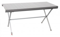 "Axia Titanium" aluminium rolling table with aluminium top - Img 2