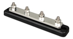 Bara colectoare busbar Victron 250A / 70V, 4 conexiuni cu capac protector