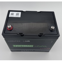 Baterie LiFePO4 ultracompacta, 12,8V, 100Ah cu BMS si AUTOINCALZIRE, celule clasa A, 9,3 kg - Img 2