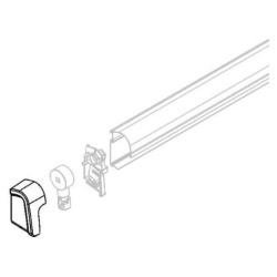 Capac capăt stânga alb pentru copertina Dometic PW 1100 (407157403) - Img 2