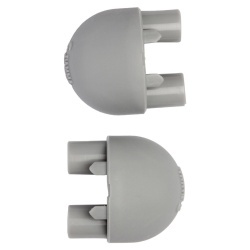 Capace de capăt pentru bara de susținere a suportului de biciclete Fiamma Carry-Bike Pro, set 2 buc