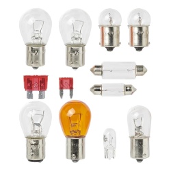 Car spare bulbs set