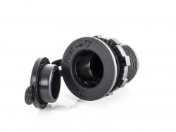 Cigarette lighter socket 12V / 20A recessed, for fridges etc