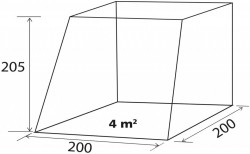 Comet tent for minibus tailgate height 205 cm - Img 3