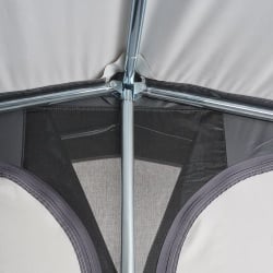 Complete steel frame for the "Campout" caravan tent with Easy Grip system
