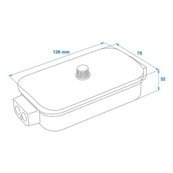 Connection box with lugs for electrical cables, 8 x 4 positions - Img 5