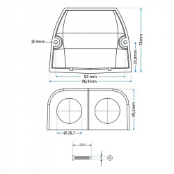 Double casing for surface mounting - Img 4