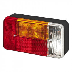 DREAPTA trailer stop light, 5 functions Radex 5001, 194 x 104 mm