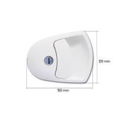 External lock FAP 1125 with hub and keys - Img 2