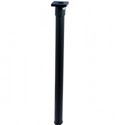 Folding table leg 675 mm, BLACK