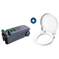 Fresh-up kit (waste tank + ring) for Thetford C500 toilet