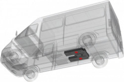 Grey water tank 67l for Renault Master manufactured > 2010, installation under the car - Img 3