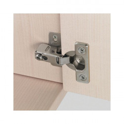 Hinge with short arm for doors with thin top (minimum thickness 14 mm) - Img 2