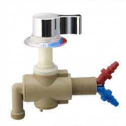 Hot/cold water coil for under-top mounting, mounting hole diameter ø 27mm, CROM