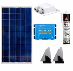 Kit panou fotovoltaic Victron 185 W monocristalin / MPPT 100/30A Victron