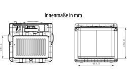 Lada frigorifica K2, 42 litri, hibrida: 12V termoelectric/ 230V compresor - Img 3