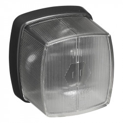 Lampa de gabarit remorci, pozitie fata (alb) 66 x 62 mm, Radex 911 - Img 2