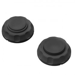Magnetic door lock for caravans and motorhomes, 6 x 6 cm, BLACK