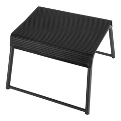 Metal ladder with one step for caravans, load 220 kg, height 24 cm - Img 3