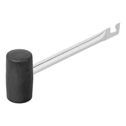 Multifunctional metal camping hammer