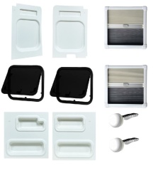 Pachet conversie complet USI SPATE MASIS: panouri ABS, ferestre , jaluzele , suruburi pentru Ducato, Boxer, Jumper - Img 1