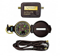 Parabolic satellite dish 65 cm with sat finder, tripod and LNB included - Img 2