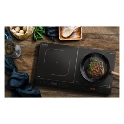 Plită dublă cu inducție portabilă Caso Touch 3500, sticlă ceramică, 3500 W - Img 2