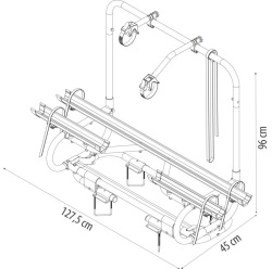 Premium 2 XL caravan bike carrier - Img 3