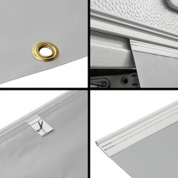 Protective skirt for caravans or motorhomes per metre, height 75 cm - Img 3