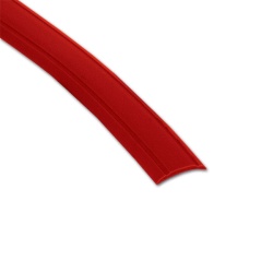 Rail trim RED, width 12 mm, per metre