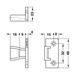 Recessed fixing device for furniture tops - Img 3