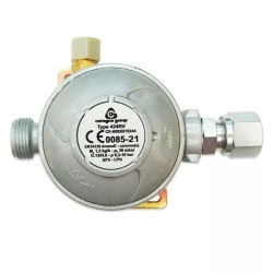 Regulator pentru rulote cu montaj pe perete, conexiune teava 8mm, 30mbar, 1,5 kg/h - Img 3