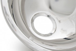 Round stainless steel sink, diameter 295 mm - Img 3