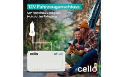 Router de călătorie Cello C160 5G cu Wi-Fi 6, eSIM și acumulator de 4.000 mAh, 12V - Img 6