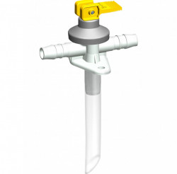Safety valve for draining the cold or hot water system