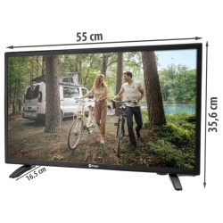Smart TV LED Berger Classiq 24 inch, Full HD, tuner triplu, WebOS, 12 / 230 V - Img 2