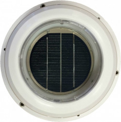 Solar ceiling fan for caravans or motorhomes, 20 m³/h, 21,5 x 21,5 x 9 cm