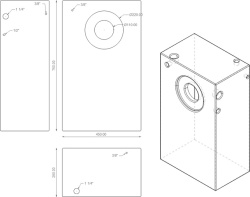 Tank 95 l for clean or grey water, 45 x 75 x 28 cm - Img 4
