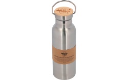 Termos Camplife din inox cu perete dublu și capac din bambus, 750 ml - Img 3