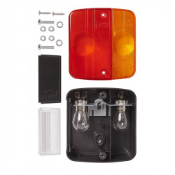 Trailer stop light, 4 functions, 98 x 104 mm with bulbs - Img 2