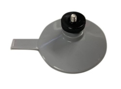 Transparent suction cup with screw for heat-protective film, 1 piece