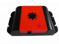 Ultrasonic rodent detector, battery operated
