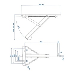 Universal stabiliser (stabiliser) 450 kg/piece with 45 cm opening - Img 6