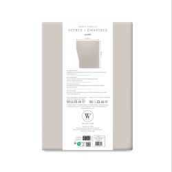 Walra Jersey elasticated bed linen (for fold-away/cross bed), beige colour - Img 4
