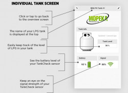Wireless "Mopeka" gas level indicator 1 cylinder - Img 3