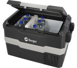 45 litre refrigerated box with 2 cooling compartments and electronic display,12/230V - Img 3