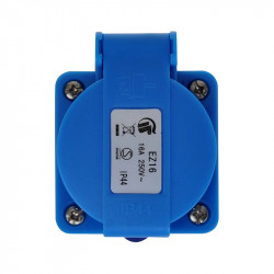 Adapter CEE plug to Schuko socket, 16A IP44 protection - Img 4