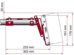 Adapter for Fiamma F43pe crossbars